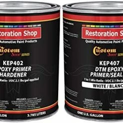 Best reviews of ⌛ Gray Epoxy Primer/Sealer 2.1 VOC (Gallon Kit) Anti-Corrosive DTM High-Performance Primer For Automotive And Industrial Use Kit = 2 Qt. Epoxy Primer + 2 Qt. Epoxy Hardener (1-1 Mix) ???? -Wagner Shop 512uITJSzAL. AC