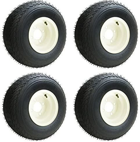 Best deal ✨ 18x8.50-8 GTX OEM Golf Cart BLACK Wheels And Golf Cart Tires Combo - Set Of 4 ⌛ 8 Best deal ✨ 18x8.50-8 GTX OEM Golf Cart BLACK Wheels And Golf Cart Tires Combo - Set Of 4 ⌛ - Image 6