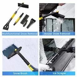 Outlet ???? Auronp Ice Scrapers For Car Windshield, Magical Car Ice Scraper,Snow Scraper For Car,Windshield Scraper For Ice And Snow,2 In 1 Multifunctional Magic Snow Car Scraper ???? -Wagner Shop 513jLWuDoXL