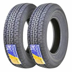 Best deal ???? Set Of 2 New Premium FREE COUNTRY Trailer Tires ST 205/75R15 8PR/Load Range D W/Scuff Gu ????