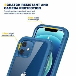 Outlet ???? Diaclara Designed For IPhone 12 Mini Case, Full Body Rugged Case With Built-in Touch Sensitive Anti-Scratch Screen Protector, Soft TPU Bumper Case For IPhone 12 Mini 5.4" (Blue And Clear) ???? 19 Outlet ???? Diaclara Designed For IPhone 12 Mini Case, Full Body Rugged Case With Built-in Touch Sensitive Anti-Scratch Screen Protector, Soft TPU Bumper Case For IPhone 12 Mini 5.4" (Blue And Clear) ???? -Wagner Shop 515ebGzqF3L