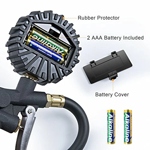 Best Pirce ???? Digital Tire Pressure Gauge With Inflator, 250 PSI Air Chuck And Compressor Accessories Heavy Duty With Quick Connect Coupler, 0.1 Display Resolution, Car Accessories For SUV, Truck, RV ???? 4 Best Pirce ???? Digital Tire Pressure Gauge With Inflator, 250 PSI Air Chuck And Compressor Accessories Heavy Duty With Quick Connect Coupler, 0.1 Display Resolution, Car Accessories For SUV, Truck, RV ???? - Image 2