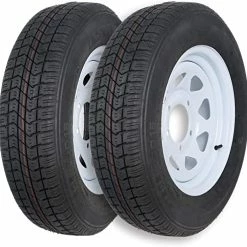 Wagner Shop 22 Promo ???? 2 PACK ST205/75D15 Trailer Tire With 15" Rims, 205 75D15, 5 Lug On 4.5", 6PR, Load Range C ????