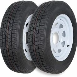 Promo ???? 2 PACK ST205/75D15 Trailer Tire With 15" Rims, 205 75D15, 5 Lug On 4.5", 6PR, Load Range C ???? -Wagner Shop 5171shmsCQL. AC