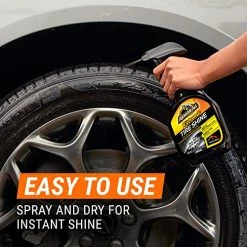 Brand new ???? Armor All Car Tire Shine, One-Step Tire Shine Spray For Precise, Even Shine And Minimal Overspray - 2 Count ⌛ -Wagner Shop 519MF0okgJL