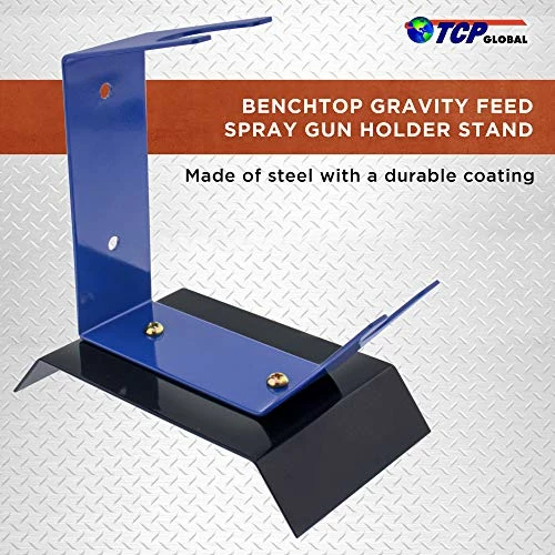 Buy ???? TCP Global Brand Benchtop Gravity Feed Spray Gun Holder Stand, Holds Auto Paint HVLP Guns, Table Or Bench Top ???? 4 Buy ???? TCP Global Brand Benchtop Gravity Feed Spray Gun Holder Stand, Holds Auto Paint HVLP Guns, Table Or Bench Top ???? - Image 2