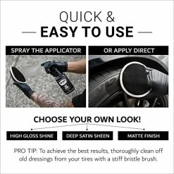 Discount ???? CAR GUYS Tire Shine Spray | The Perfect Shine | Durable And User Friendly Tire ???? Dressing | Long Lasting UV Protection | 18 Oz Kit With Applicator Pad ???? -Wagner Shop 51AQiKMKOqL