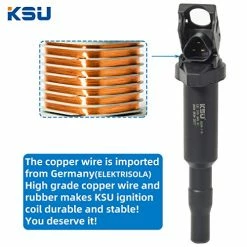 Flash Sale ⭐ 0221504470 Ignition Coil Pack For BMW 325i 325Ci 328i 330Ci 335i 525i 528i 530i 535i 545i 745Li X3 X5 M5 M6 Z4 12137594937 12137562744 12137571643 UF592 (6Pack) ???? -Wagner Shop 51BA9IhNBUL