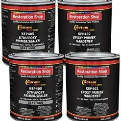 Best reviews of ⌛ Gray Epoxy Primer/Sealer 2.1 VOC (Gallon Kit) Anti-Corrosive DTM High-Performance Primer For Automotive And Industrial Use Kit = 2 Qt. Epoxy Primer + 2 Qt. Epoxy Hardener (1-1 Mix) ???? -Wagner Shop 51CDkwF4qAL. AC