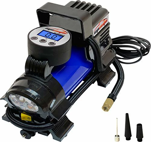 Budget ???? 12V DC Portable Air Compressor Pump, Digital Tire Inflator Red ???? 3 Budget ???? 12V DC Portable Air Compressor Pump, Digital Tire Inflator Red ????