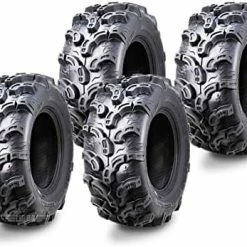 Coupon ???? Set Of 4 New Premium WANDA ATV/UTV Tires 25x8-12 Front & 25x11-10 Rear /6PR P375 Super Lug Mud ???? -Wagner Shop 51DSFuVnDUL. AC 1