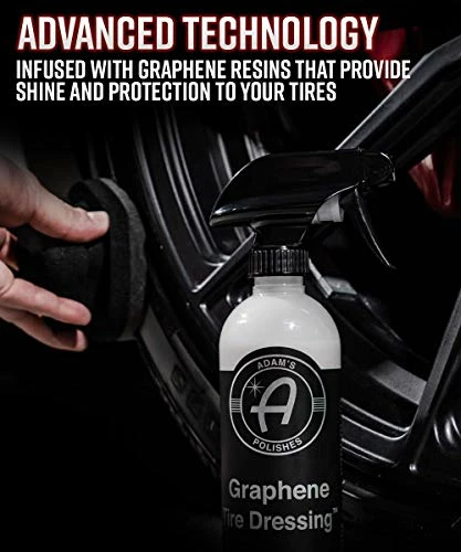 Hot Sale ???? Adam's Graphene Tire ???? Dressing - Deep Black Finish W/Graphene Non Greasy Car Detailing | Use W/Tire Applicator After Tire Cleaner & Wheel Cleaner | Ceramic ???? Coating Like Tire Protection (16oz) ???? 4 Hot Sale ???? Adam's Graphene Tire ???? Dressing - Deep Black Finish W/Graphene Non Greasy Car Detailing | Use W/Tire Applicator After Tire Cleaner & Wheel Cleaner | Ceramic ???? Coating Like Tire Protection (16oz) ???? - Image 2