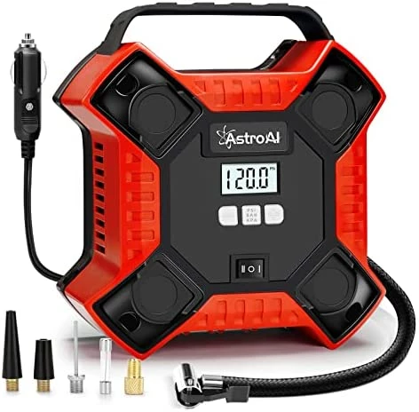 Cheap ???? Tire Inflator Air Compressor Portable Air Pump For Car Tires, 12V DC Integrated Metal Structure Tire Pump 160PSI With LED Light For Cars, Bicycles, Motorcycles, And Other Inflatables Blue ???? 9 Cheap ???? Tire Inflator Air Compressor Portable Air Pump For Car Tires, 12V DC Integrated Metal Structure Tire Pump 160PSI With LED Light For Cars, Bicycles, Motorcycles, And Other Inflatables Blue ???? - Image 7