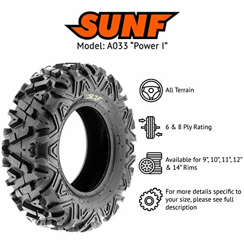 Flash Sale ???? UnF 26x8-12 26x11-12 All Terrain Tires ATV UTV 6 PR POWER I A033 - BUNDLE ???? 5 Flash Sale ???? UnF 26x8-12 26x11-12 All Terrain Tires ATV UTV 6 PR POWER I A033 - BUNDLE ???? - Image 3
