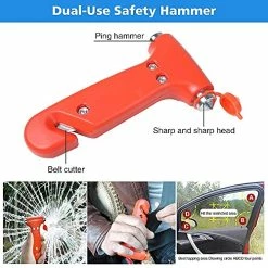 New ???? Car Roadside Emergency Kit, Auto Vehicle Truck Safety Emergency Road Side Assistance Kits With Jumper Cables, First Aid Kit, Tow Rope, Reflective Triangle, Tire Pressure Gauge, Wheel Repair, Etc ???? -Wagner Shop 51Fdag8k3QS