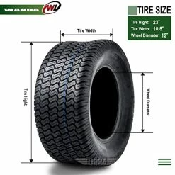 Best Pirce ???? Set 2 WANDA 23x10.5-12 Lawn Mower Cart Turf Tires P332 /4 Ply - 13049 ???? -Wagner Shop 51GUrFB5UuL