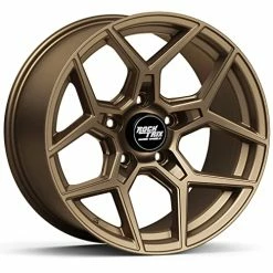 Cheapest ???? RT105 17 Inch Wheel Compatible With Jeep Wrangler JK JL 17x9 5x5 Wheels (-12mm Offset, 4.5in Backspace) 5x5 PCD, 71.5mm Bore, Bronze Wheels, Also Fits Gladiator JT Rims Matte Bla ✔️