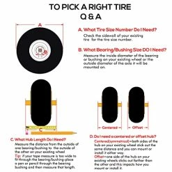 Discount ???? WEIZE 18x8.50-8 Lawn Mower Tires With Rim, 18x8.5-8 Tractor Turf Tire, 4 Ply Tubeless, 815lbs Capacity, Set Of 2 ✔️ 18 Discount ???? WEIZE 18x8.50-8 Lawn Mower Tires With Rim, 18x8.5-8 Tractor Turf Tire, 4 Ply Tubeless, 815lbs Capacity, Set Of 2 ✔️ -Wagner Shop 51ILXWhbz5L