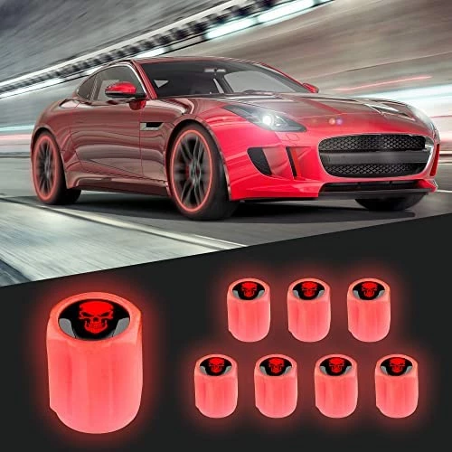 Brand new ???? 4Pcs Luminous Skull Tire Air Valves Stem Caps,Fluorescent Tire Valve Caps,Universal Tire Valve Stem Covers Accessories For Car Truck Motorcycles Bike (Skull Red)… ⌛ 14 Brand new ???? 4Pcs Luminous Skull Tire Air Valves Stem Caps,Fluorescent Tire Valve Caps,Universal Tire Valve Stem Covers Accessories For Car Truck Motorcycles Bike (Skull Red)… ⌛ - Image 12