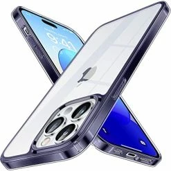 Cheap ???? Ultra Clear Designed For IPhone 14 Pro Max Case, [Non-Yellowing] [10 FT Military Drop Protection] Slim Fit Yet Protective Shockproof Bumper With Airbag Case Cover 6.7 Inch- Crystal Clear H-fluorescent Green ???? -Wagner Shop 51JjUDe9OnL. AC