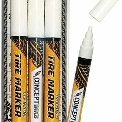 Buy ???? Premium Tire Marker Pens, White Waterproof Paint Markers For Car Tire Lettering, Made In Japan (3 Pack-White) ???? -Wagner Shop 51JkI0aYEHL. AC