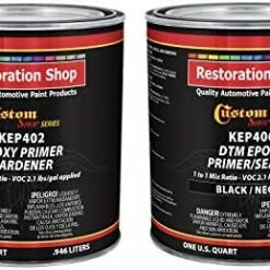 Best reviews of ⌛ Gray Epoxy Primer/Sealer 2.1 VOC (Gallon Kit) Anti-Corrosive DTM High-Performance Primer For Automotive And Industrial Use Kit = 2 Qt. Epoxy Primer + 2 Qt. Epoxy Hardener (1-1 Mix) ???? -Wagner Shop 51Kr6yu UtL. AC