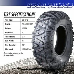 Best deal ⌛ 2 New ATV/UTV Tires 26x9-12 26x9x12 6PR 10277 ????