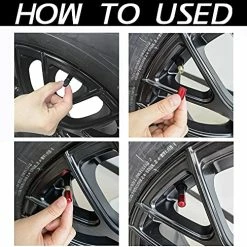 Alternative view of Top 10 ???? 4PCS Car Tire Valve Stem Caps, Air Caps Cover, Universal For Cars, SUVs, Bike, Trucks And Motorcycles, Car Wheel & Tire Exterior Accessories-Red ✔️