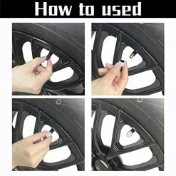Cheap ???? 4 Pack Handmade Crystal Rhinestone Car Tire Valve Stem Caps, Car Wheel Tire Valve, Attractive Dustproof Bling Car Accessories, Universal For Cars, Trucks And Motorcycles-White ???? -Wagner Shop 51Myq9ud6TL