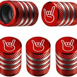 Wholesale ???? Tire Valve Stem Cap Cover - (5 Pack) Tire Air Cap Metal With Plastic Liner Corrosion Resistant Leak-Proof American Flag For Car Truck Motorcycle Bike Red ✨ 22 Wholesale ???? Tire Valve Stem Cap Cover - (5 Pack) Tire Air Cap Metal With Plastic Liner Corrosion Resistant Leak-Proof American Flag For Car Truck Motorcycle Bike Red ✨ -Wagner Shop 51OGXEVt5oL. AC