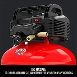 New ???? RAFTSMAN Air Compressor, 6 Gallon, Pancake, Oil-Free With 13 Piece Accessory Kit (CMEC6150K) ❤️ 9 New ???? RAFTSMAN Air Compressor, 6 Gallon, Pancake, Oil-Free With 13 Piece Accessory Kit (CMEC6150K) ❤️ -Wagner Shop 51OHWM7sEKL