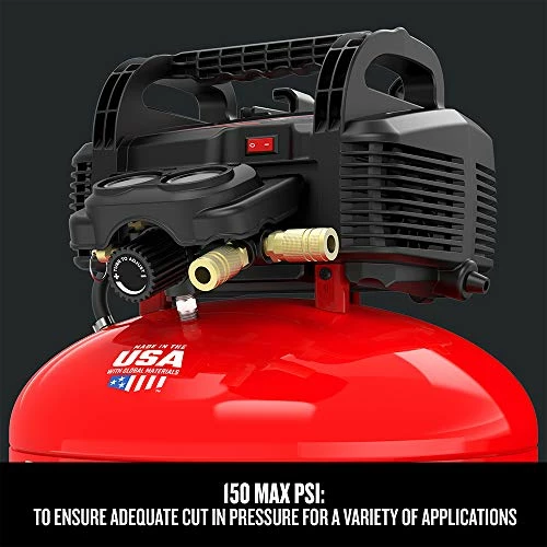 New ???? RAFTSMAN Air Compressor, 6 Gallon, Pancake, Oil-Free With 13 Piece Accessory Kit (CMEC6150K) ❤️ 5 New ???? RAFTSMAN Air Compressor, 6 Gallon, Pancake, Oil-Free With 13 Piece Accessory Kit (CMEC6150K) ❤️ - Image 3