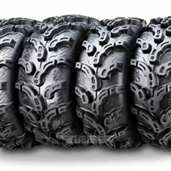 Coupon ???? Set Of 4 New Premium WANDA ATV/UTV Tires 25x8-12 Front & 25x11-10 Rear /6PR P375 Super Lug Mud ????