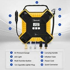 Cheap ???? Tire Inflator Air Compressor Portable Air Pump For Car Tires, 12V DC Integrated Metal Structure Tire Pump 160PSI With LED Light For Cars, Bicycles, Motorcycles, And Other Inflatables Blue ???? 13 Cheap ???? Tire Inflator Air Compressor Portable Air Pump For Car Tires, 12V DC Integrated Metal Structure Tire Pump 160PSI With LED Light For Cars, Bicycles, Motorcycles, And Other Inflatables Blue ???? -Wagner Shop 51PFCLtATXL