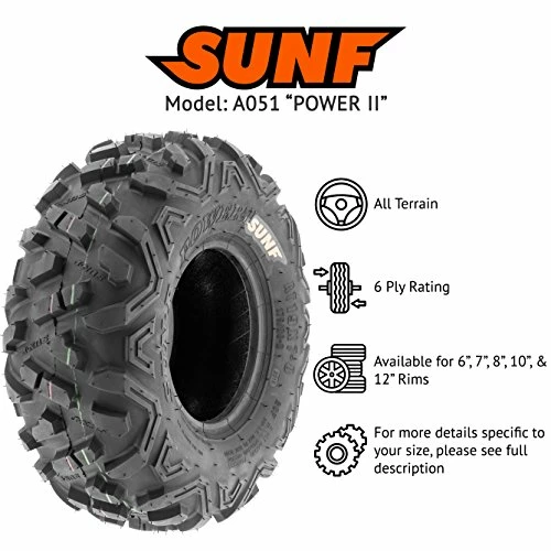 Brand new ???? UnF 16x8-7 16x8x7 All Terrain Tires ATV UTV 6 PR POWER II A051 - SET Of 4 ???? 3 Brand new ???? UnF 16x8-7 16x8x7 All Terrain Tires ATV UTV 6 PR POWER II A051 - SET Of 4 ????