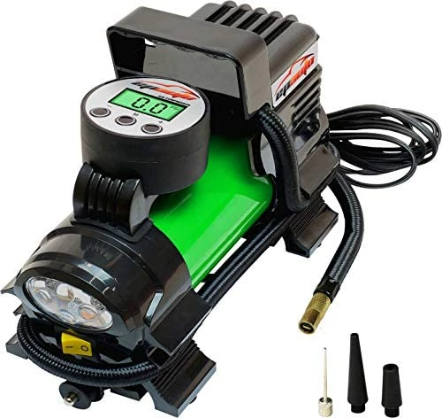 Budget ???? 12V DC Portable Air Compressor Pump, Digital Tire Inflator Red ???? 9 Budget ???? 12V DC Portable Air Compressor Pump, Digital Tire Inflator Red ???? - Image 7