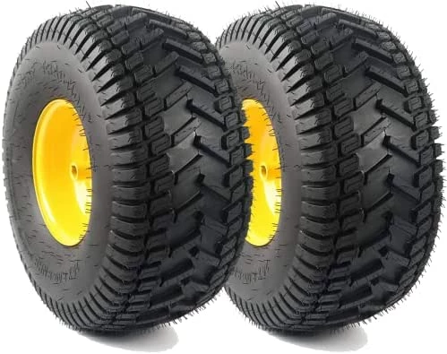 New ???? (2 Pack) 15 X 6.00-6 Tire And Wheel Set - For Lawn Tractors With 3/4" Sintered Iron Bushings Yellow ✨ 9 New ???? (2 Pack) 15 X 6.00-6 Tire And Wheel Set - For Lawn Tractors With 3/4" Sintered Iron Bushings Yellow ✨ - Image 7