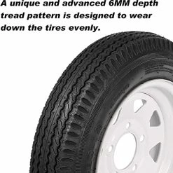 Brand new ✔️ 4.8-12 4.8x12 480-12 4.80-12 Trailer Tires With 12'' Rims, 5 Lug On 4.5'', Load Range C, 6PR, Set Of 2 ???? 13 Brand new ✔️ 4.8-12 4.8x12 480-12 4.80-12 Trailer Tires With 12'' Rims, 5 Lug On 4.5'', Load Range C, 6PR, Set Of 2 ???? -Wagner Shop 51S00bDfclL
