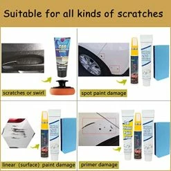 Best Sale ???? Car Paint Scratch Remover, Car Scratch Swirl Remover, Polish & Paint Restorer, Repair Paint Scratches Branch Scratches Nail Scratches Abrasion Oxidation (13 Pcs Kit-white) ✨ -Wagner Shop 51SszdD0nCL
