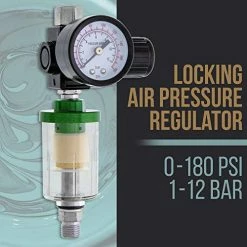 Cheapest ???? Mplete Professional 9 Piece HVLP Spray Gun Set With 2 Full Size Spray Guns, 1 Detail Spray Gun, Inline Filter & Air Regulator ???? -Wagner Shop 51WHg9jVmuL