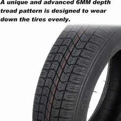 Promo ???? 2 PACK ST205/75D15 Trailer Tire With 15" Rims, 205 75D15, 5 Lug On 4.5", 6PR, Load Range C ???? -Wagner Shop 51XTwuRpyEL