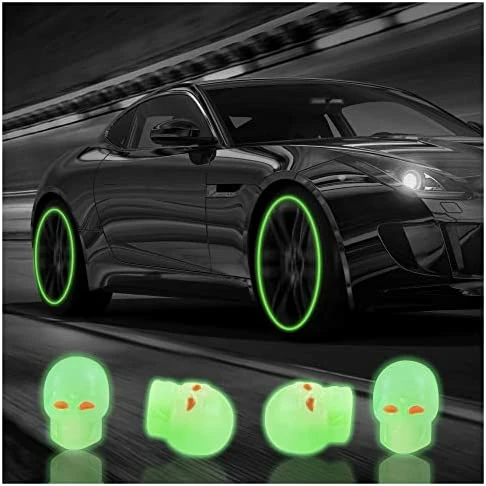 Brand new ???? 4Pcs Luminous Skull Tire Air Valves Stem Caps,Fluorescent Tire Valve Caps,Universal Tire Valve Stem Covers Accessories For Car Truck Motorcycles Bike (Skull Red)… ⌛ 16 Brand new ???? 4Pcs Luminous Skull Tire Air Valves Stem Caps,Fluorescent Tire Valve Caps,Universal Tire Valve Stem Covers Accessories For Car Truck Motorcycles Bike (Skull Red)… ⌛ - Image 14