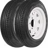 Brand new ✔️ 4.8-12 4.8x12 480-12 4.80-12 Trailer Tires With 12'' Rims, 5 Lug On 4.5'', Load Range C, 6PR, Set Of 2 ???? -Wagner Shop 51aBAeYo4nL