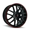 Wholesale ???? TR60 3260 Wheel With Black Finish With Red Ring (16x7"/4x100mm) ⌛ -Wagner Shop 51aLC1nrkxL