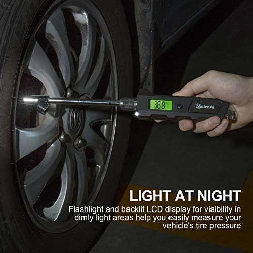 Hot Sale ⌛ Digital Tire Pressure Gauge 230 PSI Heavy Duty Dual Head Stainless Steel Made For Truck And RV With Backlit LCD And Flashlight Car Accessorie ???? 5 Hot Sale ⌛ Digital Tire Pressure Gauge 230 PSI Heavy Duty Dual Head Stainless Steel Made For Truck And RV With Backlit LCD And Flashlight Car Accessorie ???? - Image 3