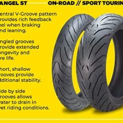 Cheapest ???? Angel ST Front & Rear Street Sport Touring Motorcycle Tires (1x Front 120/70ZR17 1x Rear 180/55ZR17) ???? -Wagner Shop 51btpBCCisL