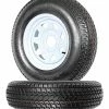 Wholesale ???? ECustomRim 2-Pk Trailer Tire Rim ST205/75D14 14 In. Load C 5 Lug White Spoke Wheel ???? 1 Wholesale ???? ECustomRim 2-Pk Trailer Tire Rim ST205/75D14 14 In. Load C 5 Lug White Spoke Wheel ???? -Wagner Shop 51c4sfLQlcL