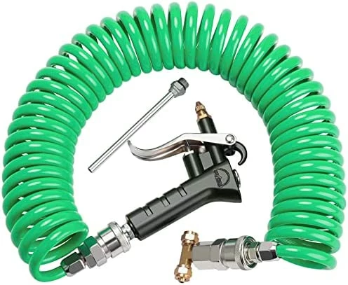 Cheapest ⭐ Boeray Heavy Duty Truck Air Duster Blow Gun Cleaning With 9 Meter Long Coil And 2 Interchangeable Nozzle Tips- Red Air Seat Blow Gun Kit ???? 9 Cheapest ⭐ Boeray Heavy Duty Truck Air Duster Blow Gun Cleaning With 9 Meter Long Coil And 2 Interchangeable Nozzle Tips- Red Air Seat Blow Gun Kit ???? - Image 7