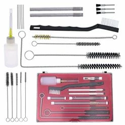 New ???? TCP Global Professional 23 Piece Spray Gun Cleaning Kit With Case, Complete Set To Clean HVLP Paint Guns, Air Tools, Gravity, Detail, Airbrush ✨