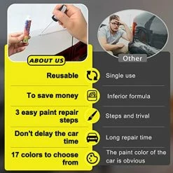Promo ???? Touch Up Paint For Cars 17 Colors Car Paint Scratch Repair Kit For Various Automotive Touchup Paint (Pearl White) ???? 22 Promo ???? Touch Up Paint For Cars 17 Colors Car Paint Scratch Repair Kit For Various Automotive Touchup Paint (Pearl White) ???? -Wagner Shop 51cfH3ISSgL